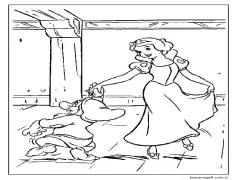 Pamuk Prenses ve Cüce Boyama Sayfası