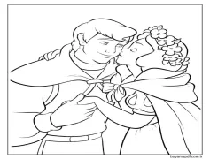 Pamuk Prenses ve Prensi Boyama Sayfası