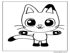 Pandy Paws in Gabby’s Dollhouse Boyama Sayfası