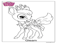 Parıltılı Prenses Boyama Sayfası