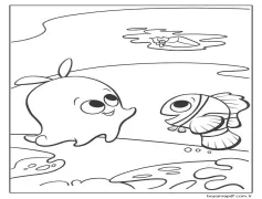 Pearl ve Nemo Boyama Sayfası