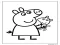 Peppa ve Oyuncak Ayı Boyama Sayfası