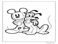 Pluto Boyama Boyama Sayfası