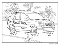 Polis BMW X5 Boyama Sayfası