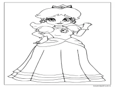 Prenses Daisy 1 Boyama Sayfası