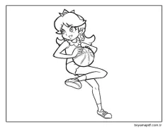 Prenses Daisy 3 Boyama Sayfası