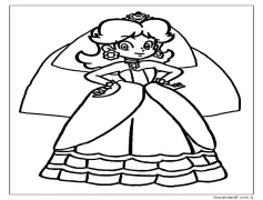 Prenses Daisy çocuklar için yazdırılabilir Boyama Sayfası