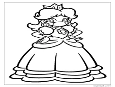 Prenses Daisy Ücretsiz Yazdırılabilir Boyama Sayfası