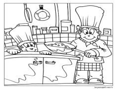 Profesyonel Şef Boyama Sayfası