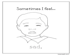Rahatsız Boyama Sayfaları Duygular Boyama Sayfası