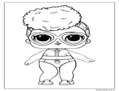 Rip Tide Lol Bebek Boyama Sayfası