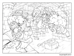 Ryu vs Oni Boyama Sayfası