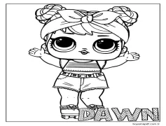 Şafak Lol Bebek Boyama Sayfası