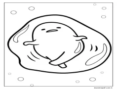 Sanrio Gudetama Boyama Sayfası