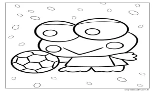 Sanrio Keroppi Boyama Sayfası