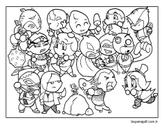 Sevimli Adalet Birliği çiz Boyama Sayfası