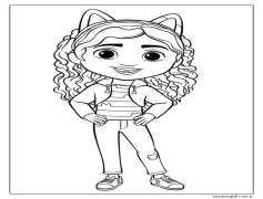 Sevimli Gabby Boyama Sayfası