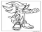 Shadow Sonic temel Boyama Sayfası