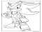 Shadow Sonic Ücretsiz Boyama Sayfası
