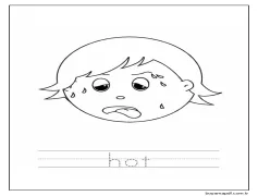 Sıcak Boyama Sayfaları Duygular Boyama Sayfası