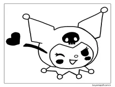 Şirin Kuromi Boyama Sayfası