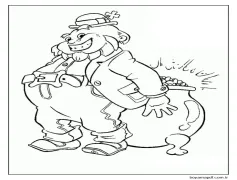 Şişman Leprikon çiz Boyama Sayfası