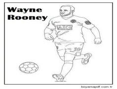Şişman Wayne Rooney Boyama Sayfası