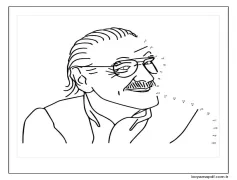 Stan Lee Noktadan Puana Boyama Sayfası