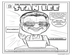 Stan Lee Posteri Boyama Sayfası