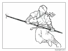 Tam Ninja Boyama Sayfası