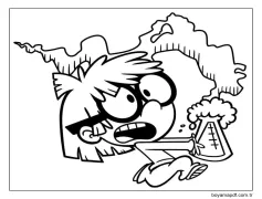 The Loud House dan Lisa Loud Boyama Sayfası