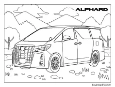 Toyota Alphard Boyama Sayfası
