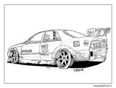 Toyota Chaser Boyama Sayfası
