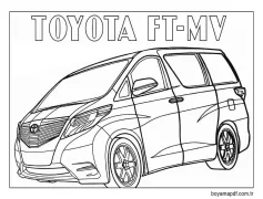 Toyota FT-MV Boyama Sayfası