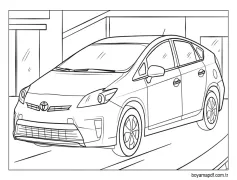 Toyota Prius Boyama Sayfası