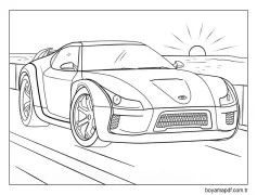 Toyota Supra Boyama Sayfası
