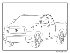 Toyota Tundra Boyama Sayfası