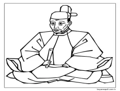 Toyotomi Hideyoshi itibaren Japonya Boyama Sayfası
