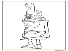 Troller Şef Boyama Sayfası