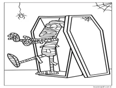 Tuhaf Mumya Boyama Sayfası