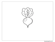 Turp 1 Boyama Sayfası