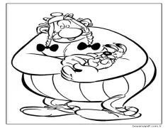 Ücretsiz Asteriks ve Oburiks Boyama Sayfası