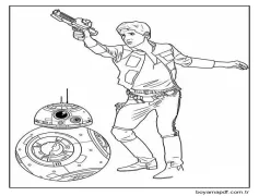 Ücretsiz Baskı Star Wars Resim Boyama Sayfası