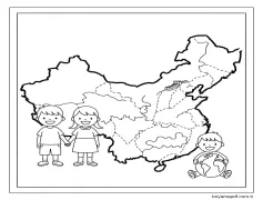 Ücretsiz Çin Boyama Sayfası