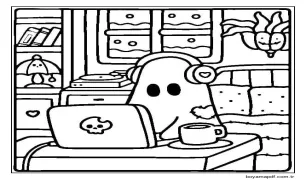 Ücretsiz Coco Wyo Görseli Boyama Sayfası