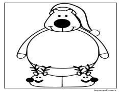 Ücretsiz Kutup Ayısı Görseli Boyama Sayfası