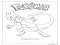 Ücretsiz Mewtwo Resmi Boyama Sayfası