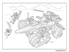 Ücretsiz Nexo Şövalyeleri Boyama Sayfası