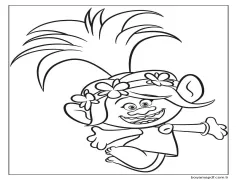 Ücretsiz Troller Görseli Boyama Sayfası