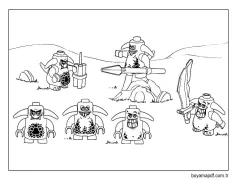 Ücretsiz Yazdırılabilir Nexo Şövalyeleri Boyama Sayfası